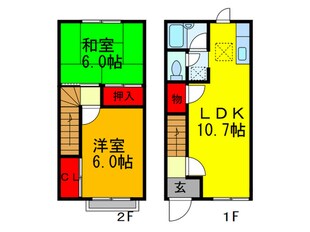 ガ－デンハウスヒラオカの物件間取画像